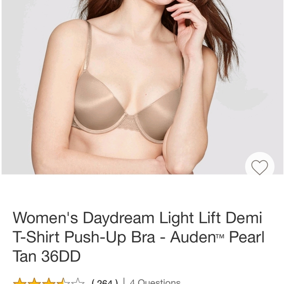 Tan Push-Up Bra NEW WITH TAGS